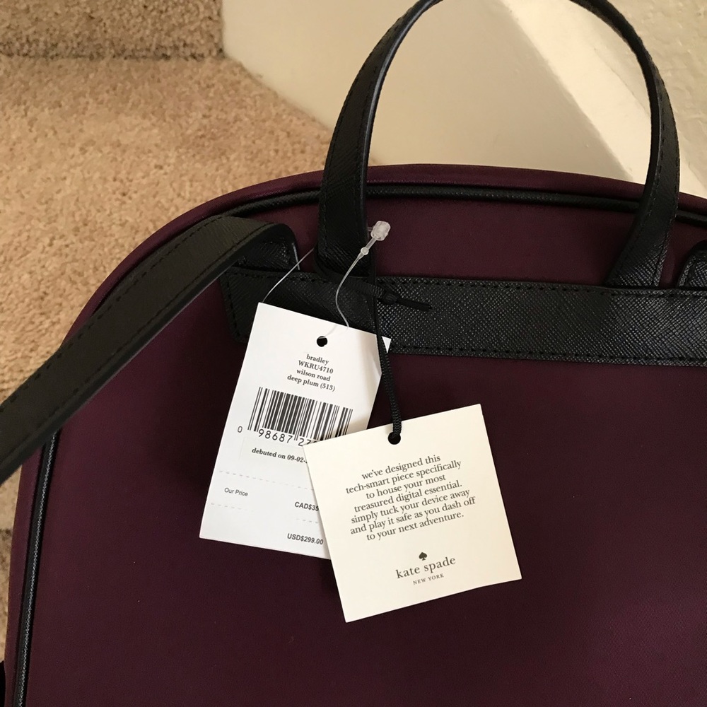 Kate spade Bradley Wilson Road Plum Backpack - Picture 5 of 6